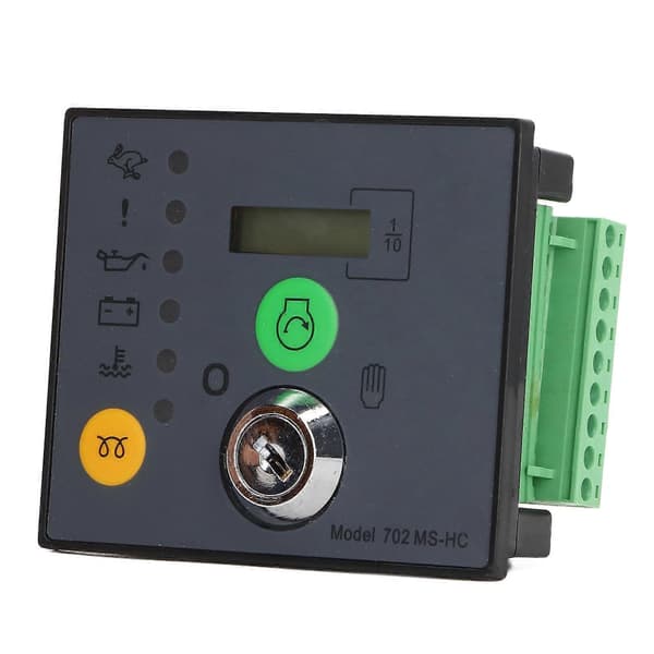 Manuell Start Generatorstyrenhet Automatisk Kontrollmodul 8~35V DC Självstartande med ABS-hölje 702MS HC