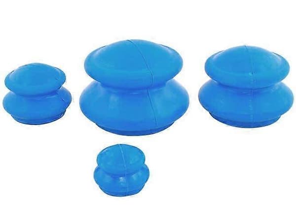 Massagekoppar, 4-delat set 6,5-2,5 cm, kropps- och ansiktsvård