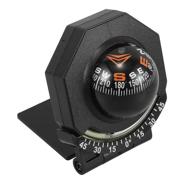 Bilkompass Instrumentbräda Fordonsmonterad Navigationsboll för Resor