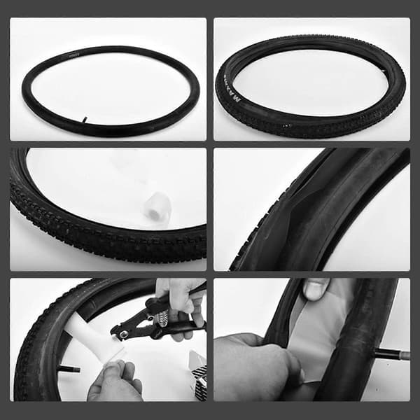 2-pack cykeldäckfoder punkteringsskyddstejp för 26/27.5/29 tum och 700C cykling