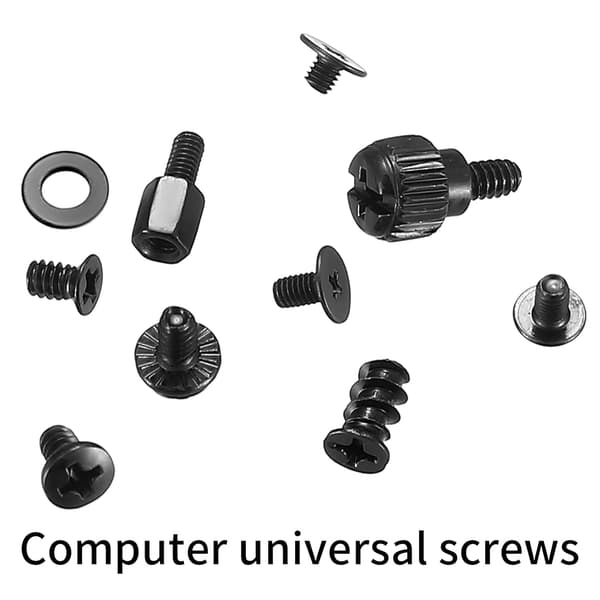 420-delars datorskruvsats för PC-chassi, moderkort, hårddisk, SSD, fläkt och CD-ROM-installation och reparation, kompatibel med olika komponenter