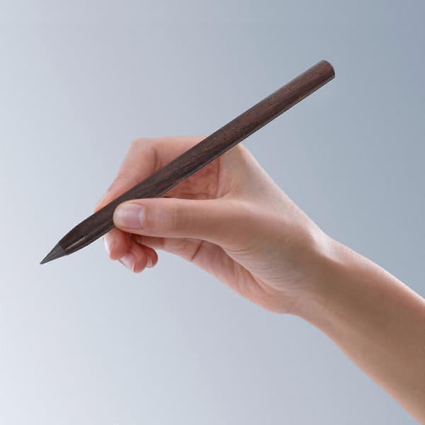 Träritstift för daglig användning, kaffefärg, ingen vässning, 6 st