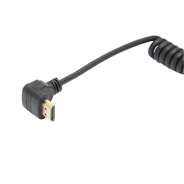 HD Multimedia Interface Typ A till Typ A-kabel, Höghastighets stabil anslutning, PVC-material, Spiralkabeldesign, Plug and Play