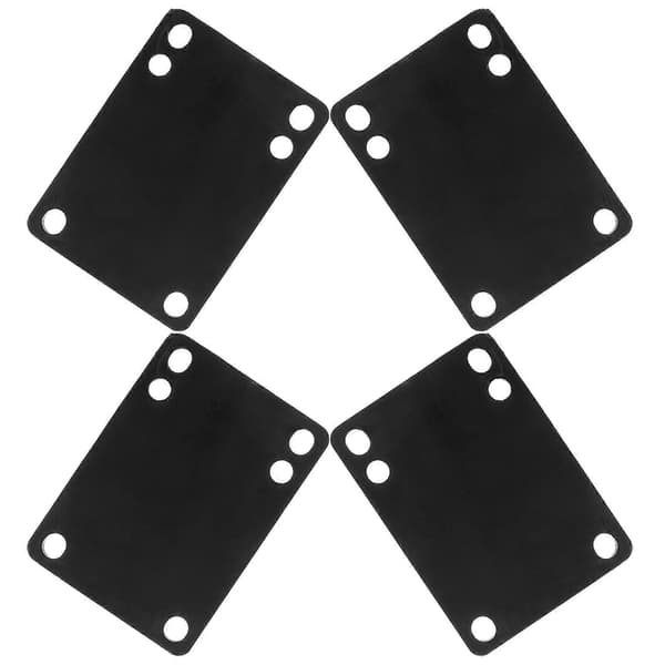 4-pack skateboard riser pads, stötdämpande packningar i plast för skateboards och longboards