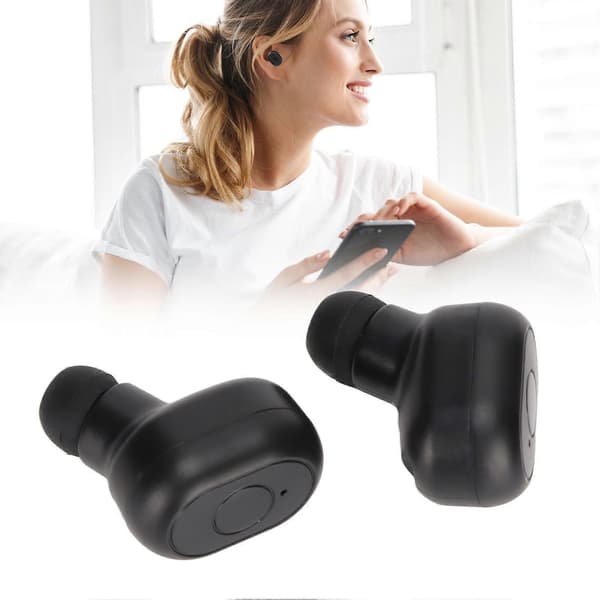 Ergonomiska trådlösa hörlurar, Bluetooth 5.0, Smart Touch, HiFi Stereo, Brusreducering, för Gaming