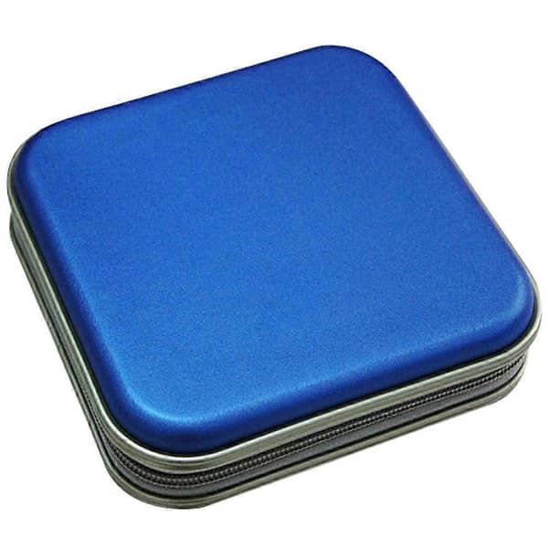 Cd Fodral Dvd Hållare Rektangulär Form Skydd 16 5x15 5cm Portabel 1-pack