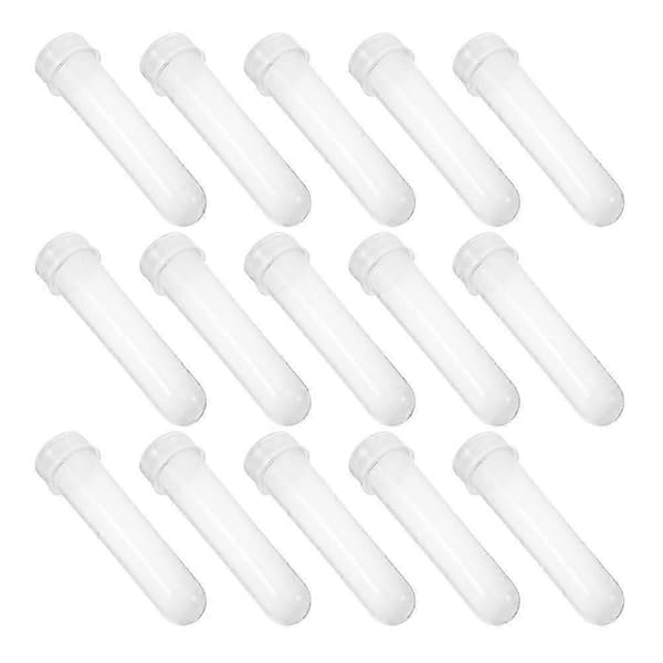 Vattenrör i plast för blommor, transparenta blomrör för blomsterarrangemang - 20-pack