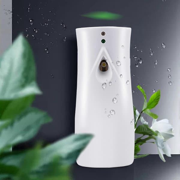 2-pack automatisk parfymdispenser, väggmonterad luftfräschare med justerbart sprayintervall för hem, kontor, hotell