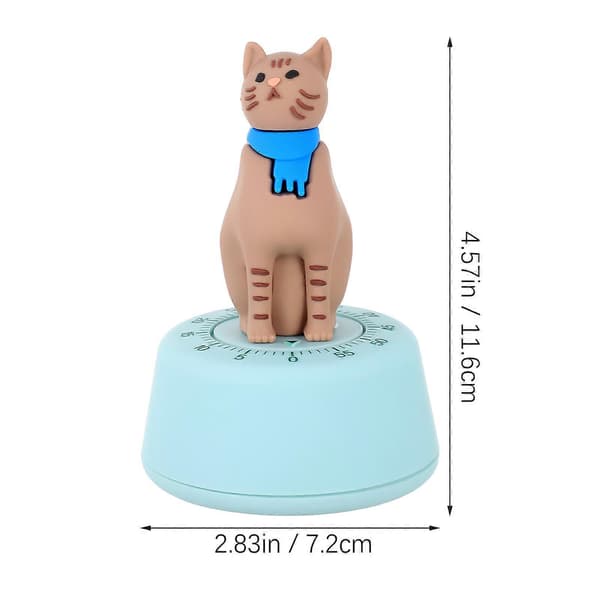 Mekanisk Timer 1-pack Praktisk Kökstimer Idealisk För Unga Kockar Lärare Lätt Att Använda ABS-Material