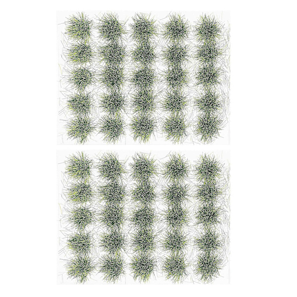 Gräsklustermodell Simulering Gräskluster för Dekor 1 Låda