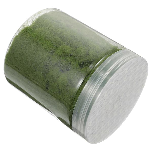 Konstgjort gräspulver Simulation Moss Dekor för 1 Flaska Grön Nylon Landskap