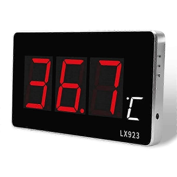 Digital termometer med stor LED-display, justerbart larm, -40°C till 150°C för pool, akvarium, bastu
