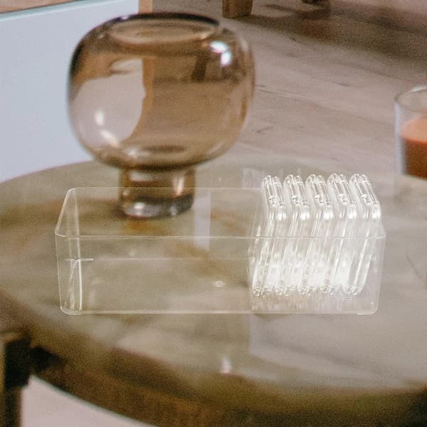 Transparent Displaybox för märken för förvaring med akryl knappmärkesfodral