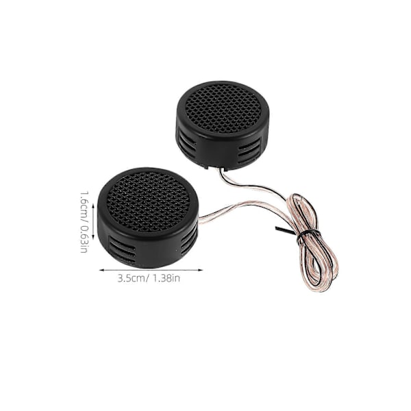 Mini Dome Diskanthögtalare Bilstereo Diskanthögtalare Bilägare Högfrekventa Ljud Plast 2st
