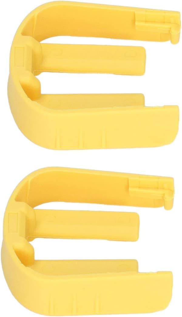 Högtryckstvätt Snabbkoppling C-klämmor, 2-pack, Gul, Kompatibel med K2 K3 K7 Maskiner