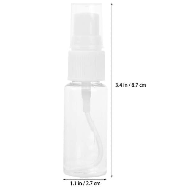 Resesprayflaskor, PET-material, läckagesäkra, återanvändbara, bärbara för resor, 5-pack