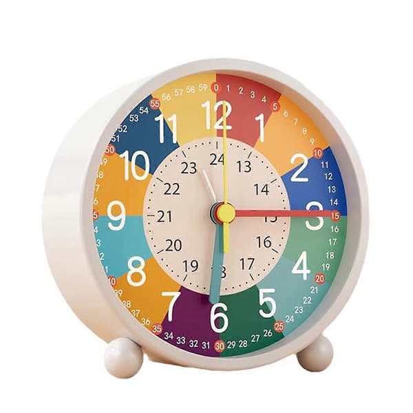 Analog väckarklocka med enkel design