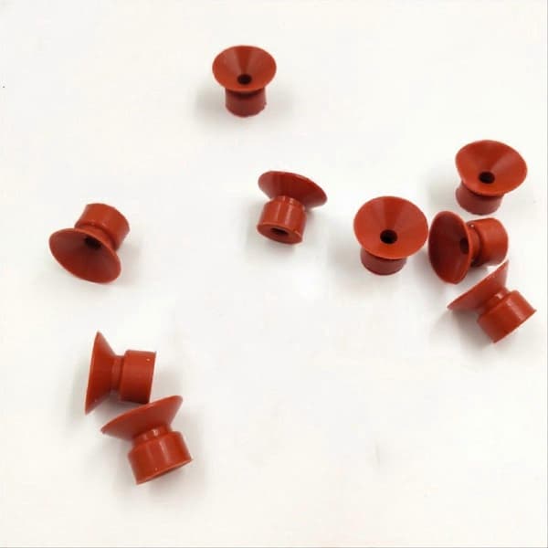 100 st gummisugkoppar, 20x15x6mm, tryckdelar