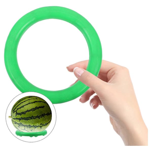 10 st Melonhållarringar för Fruktvisning Plast Halkfria Ringar