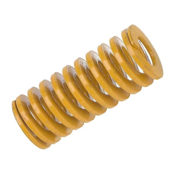 Formfjäder, OD 20mm ID 10mm Extra Lätt Belastning Gul, 60mm Längd för Stansformar