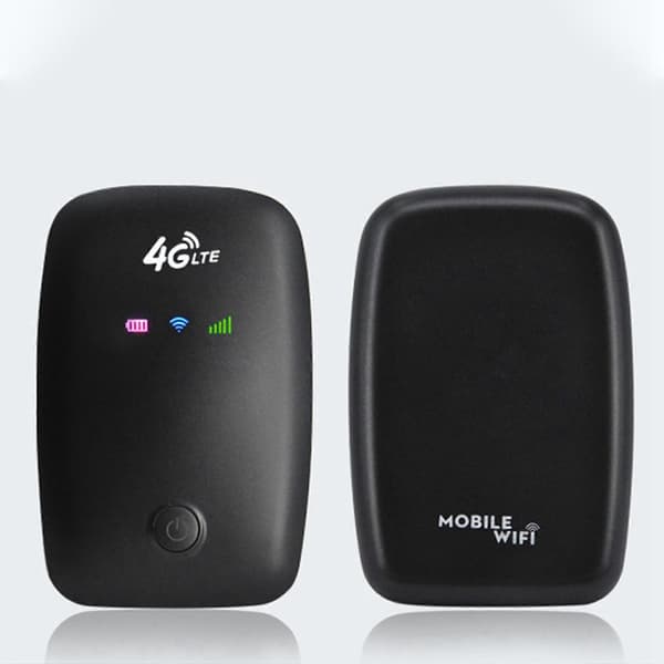 Bärbar 150 Mbps 4G LTE Dual-Band WiFi-router, 2.4G/5G, Android 6.0, 2100 mAh batteri, stöder 10 enheter, 6-pack