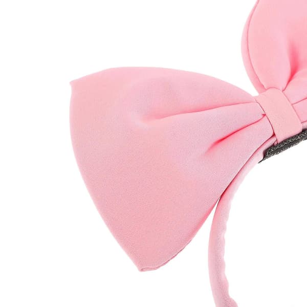 Mode Hårband Rosa för Dekoration 1st Stor Rosett Håraccessoar