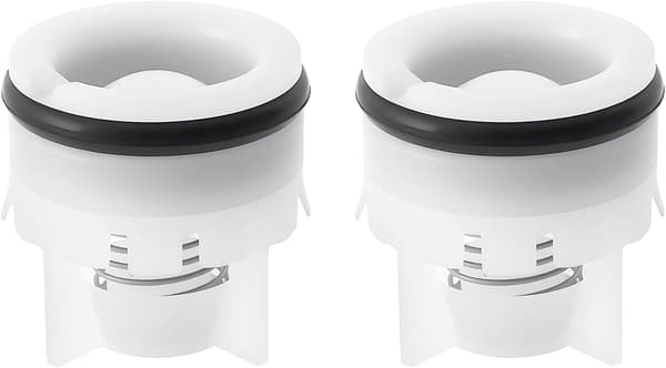 2 st 15 mm backventil för dusch, kompatibel med dusch- och vattenmätarsystem