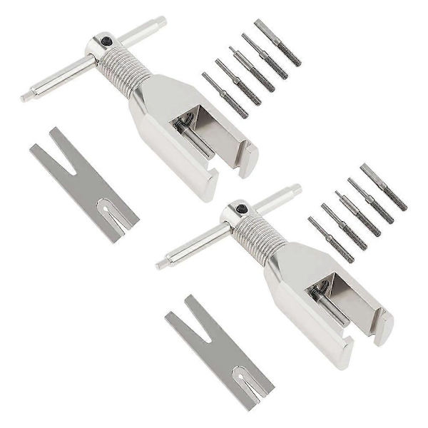 Motor Pinion Gear Puller Remover Set, RC Gear Puller Tool with 5 Pulling Pins for Model Car Truck, 2 Sets