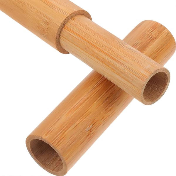 Dokumentförvaringsrör i bambu för förvaring med vattentät bärbar cylindrisk design