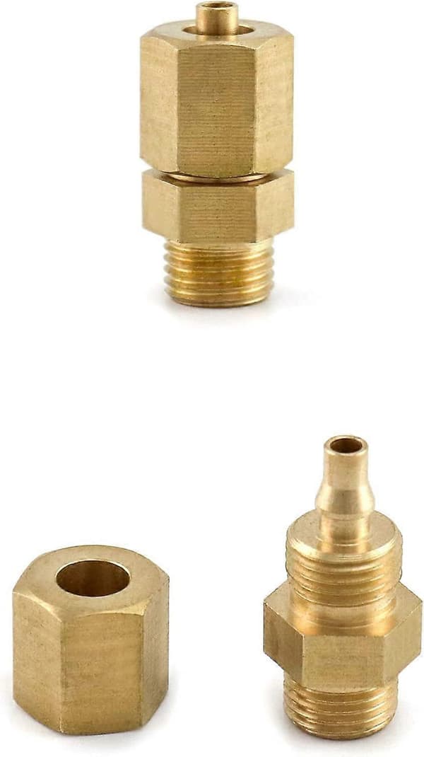Lufthorn magnetventil, 1/4\" NPT 12V elektrisk luftventil, förkromad, för 1/4\" OD slang, 200 PSI Max, 2-pack