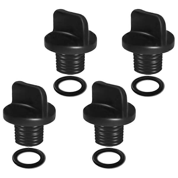 4-pack poolpumpens dräneringsplugg med O-ring, ersättning för filterpumpar och vattenreningssystem