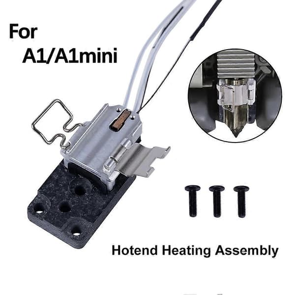 2 st värmeenhetssats, Hotend-montering kompatibel med Bambu Lab A1/A1 Mini 3D-skrivardelar
