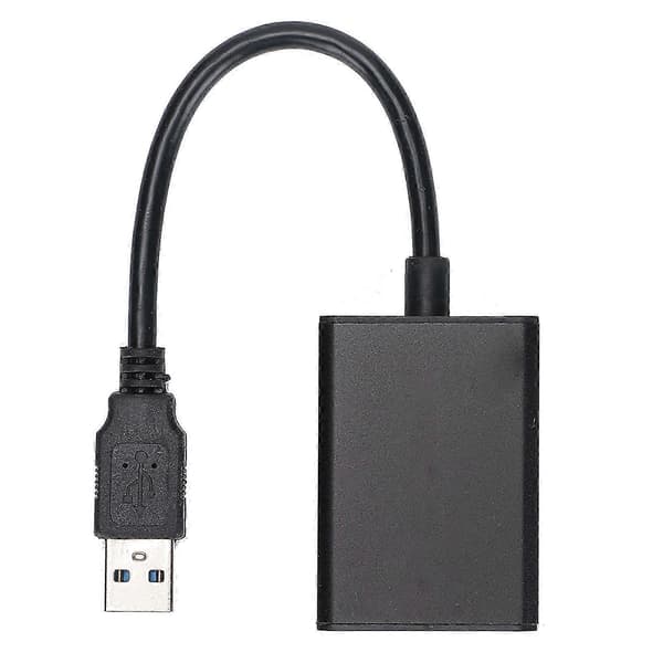 USB 3.0 till HDMI-videokonverterare för PC bärbar dator projektor, stöder 1080P Full HD, kompatibel med Windows 10/8/7
