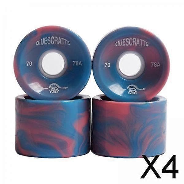 4X 4x 78A hårdhet Skateboardhjul 70X51mm Longboard Roller Delar Multi