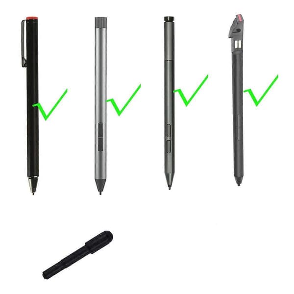 2 st precisionspennspetsar, plastspetsar för Active Pen G1/G2/G3, kompatibla med utvalda 2-i-1-laptops