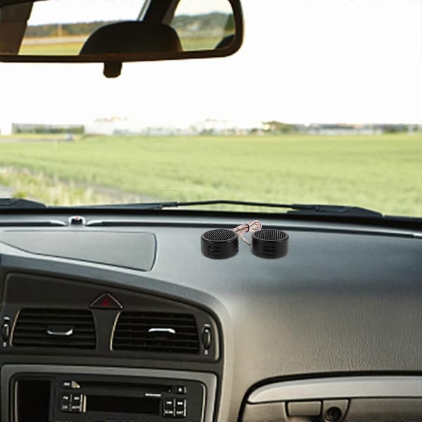 Mini Dome Diskanthögtalare Bilstereo Diskanthögtalare Bilägare Högfrekventa Ljud Plast 2st