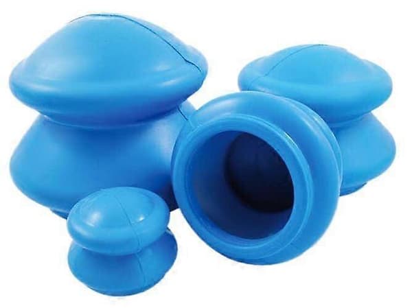 Massagekoppar, 4-delat set 6,5-2,5 cm, kropps- och ansiktsvård