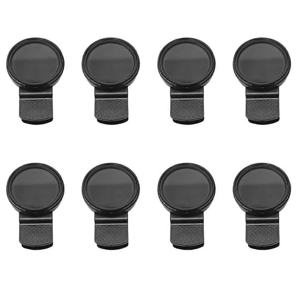 37 mm justerbart ND-filter, aluminiumram, 8-pack kit för kameralinser