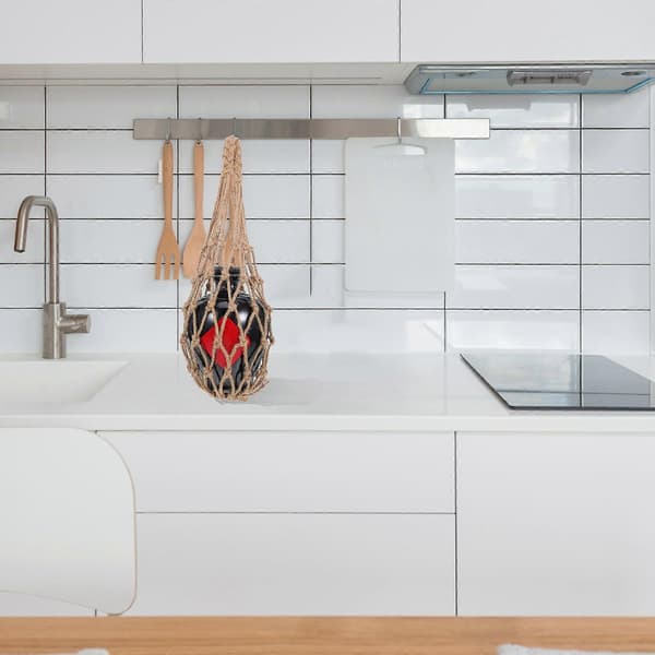Worgeous Macrame Hållare Rep 1 Set Bärväska Vattenflaskor Tygkassar Mesh Nätväska För Resor Hemförvaring