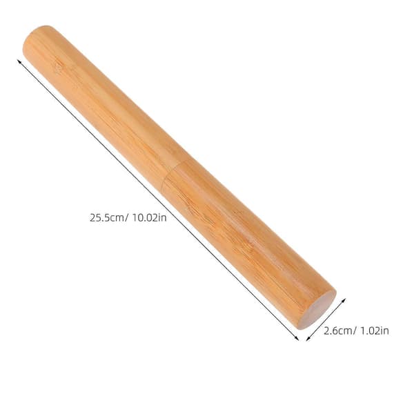 Dokumentförvaringsrör i bambu för förvaring med vattentät bärbar cylindrisk design