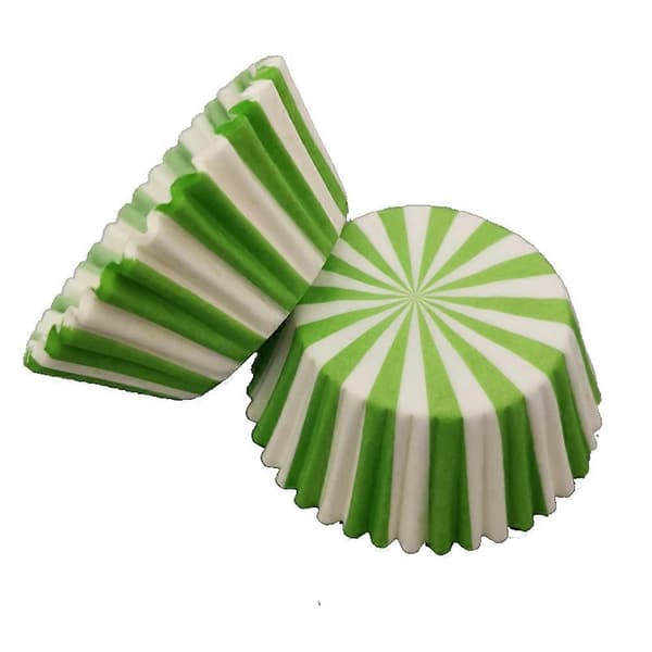 100 st Mini Printing Cupcake Liners Värmebeständiga Muffinsformar Oljesäkra Bakformar