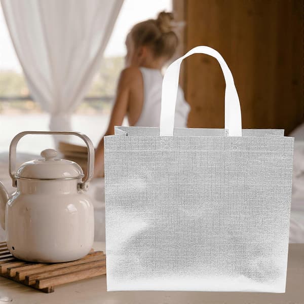 Shoppingkassar Rektangulär Form Aluminiumfilm 6st