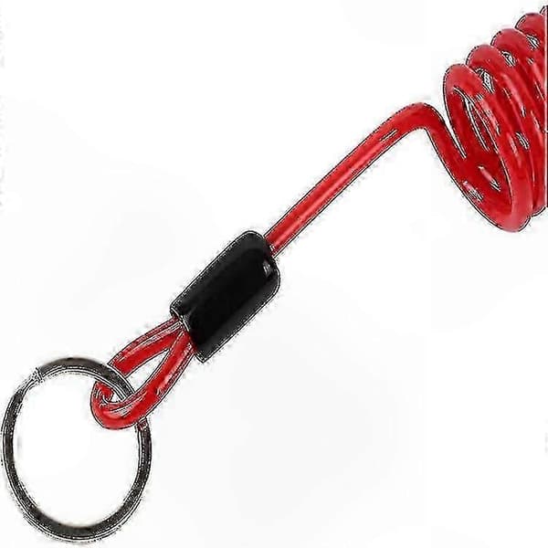 Släpvagnssäkerhetsbrytkabel, 1,2 m längd x 4,5 mm diameter, nödbromssladd för bogsering av husbil, släpvagn