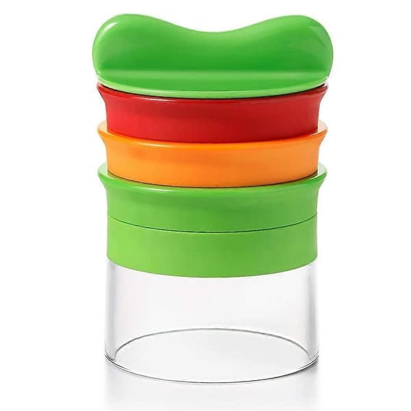 Koppar Salt- och Pepparkvarnset - Justerbara Kryddkeramikkvarnar för Köksbord - Splittersäker Akrylkropp (2-pack)