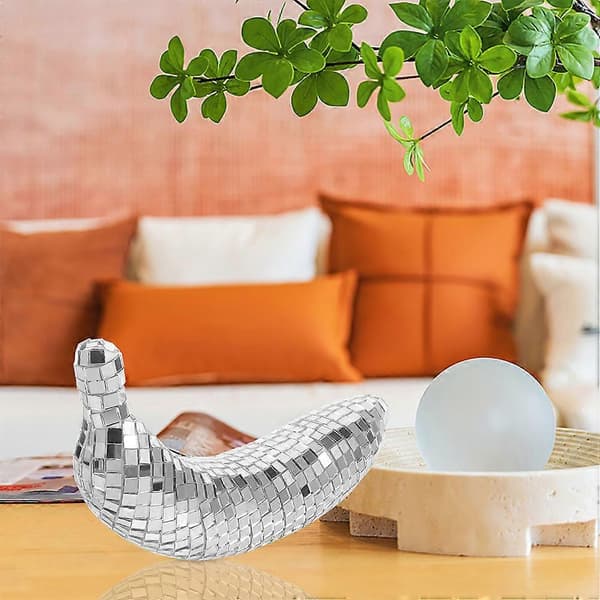 Disco Banan Modell Bananprydnad för Dekor med 2-pack Set