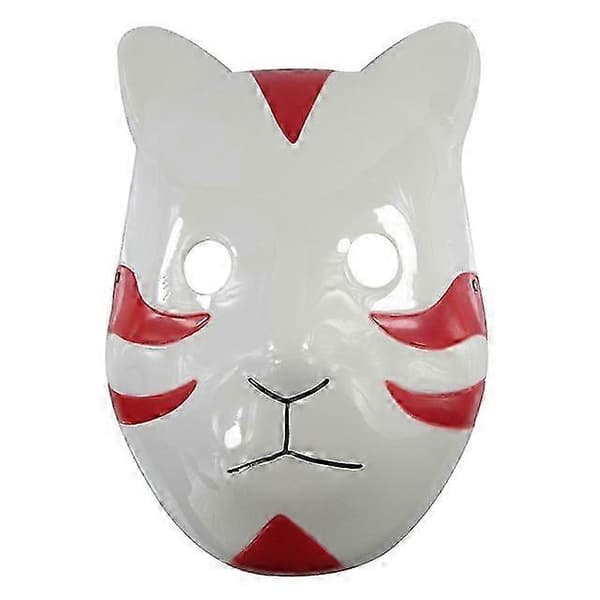 PVC Cosplaymask, Trefärgad, 25x18x5cm, för samling eller present