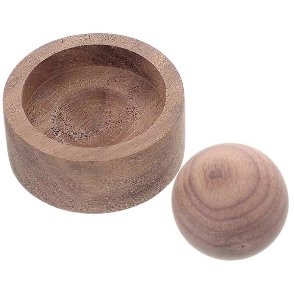 Aromaterapi Diffuser i Trä För Hemmabruk Kompakt Kaffe Sfärisk Design Passiv Diffusion 1-pack