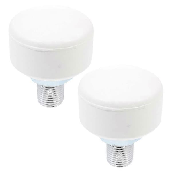 Justerbara tåstopp för rullskridskor, högelastiska gummibromspluggar, rund form, 2-pack