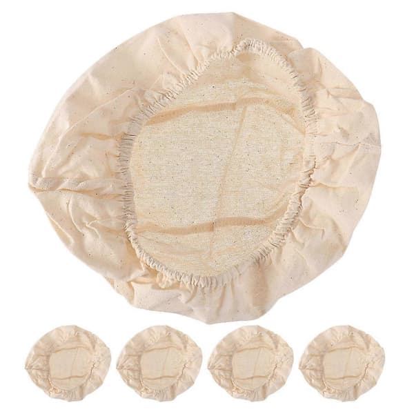 Brödkorgsduk för degjäsning - Luftcirkulation, återanvändbar 5-pack