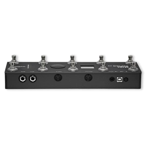 MIDI fotkontroll, USB-multieffektpedal i metall för keyboardsynthesizer, stöder PC/CC/NOTE